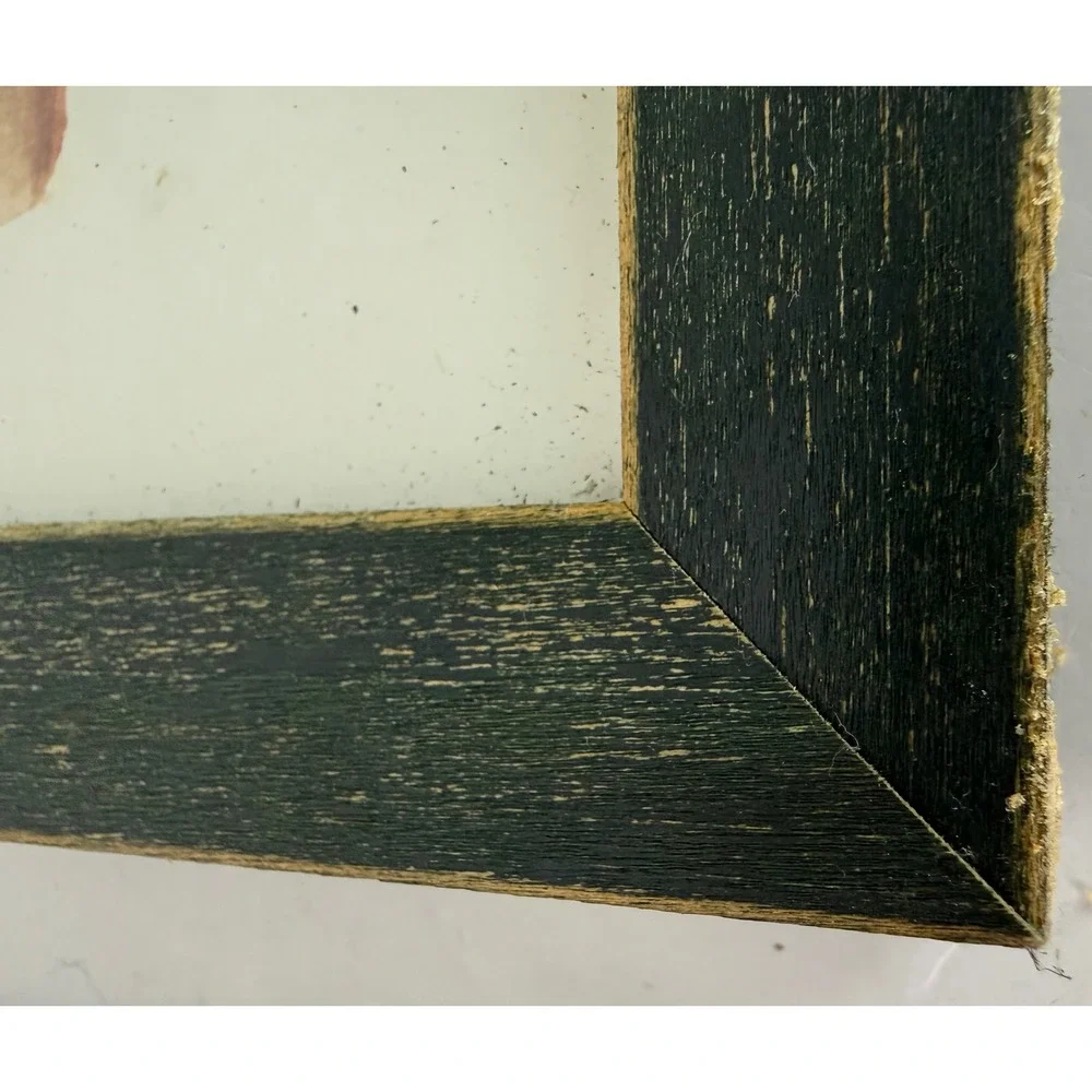 Vtg Set of 2 Peggy Abrams Cottage Herbs Oregano/Basil‎ Framed Prints Green